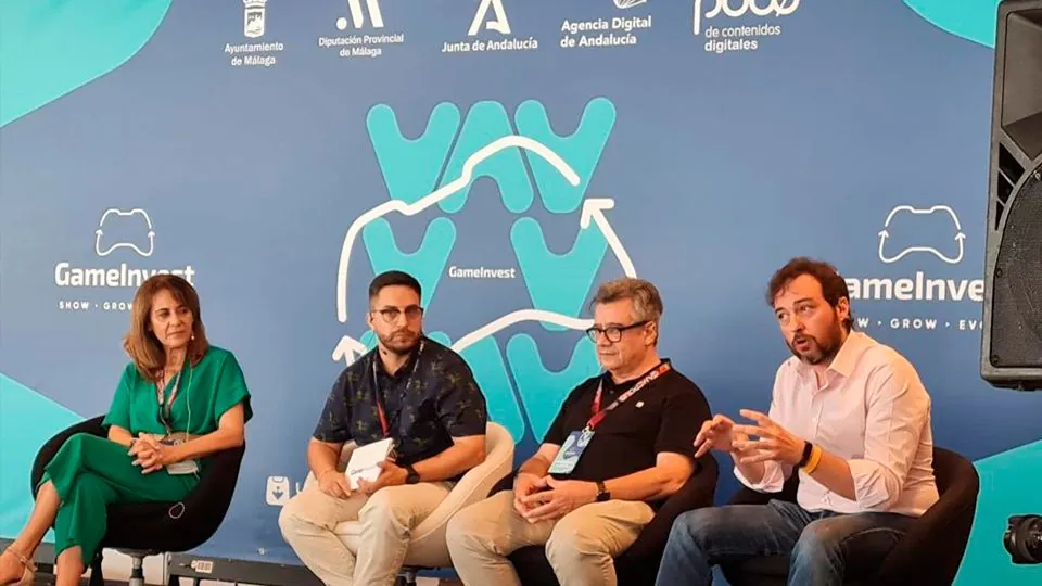Mesa redonda con cuatro ponentes en Gameinvest